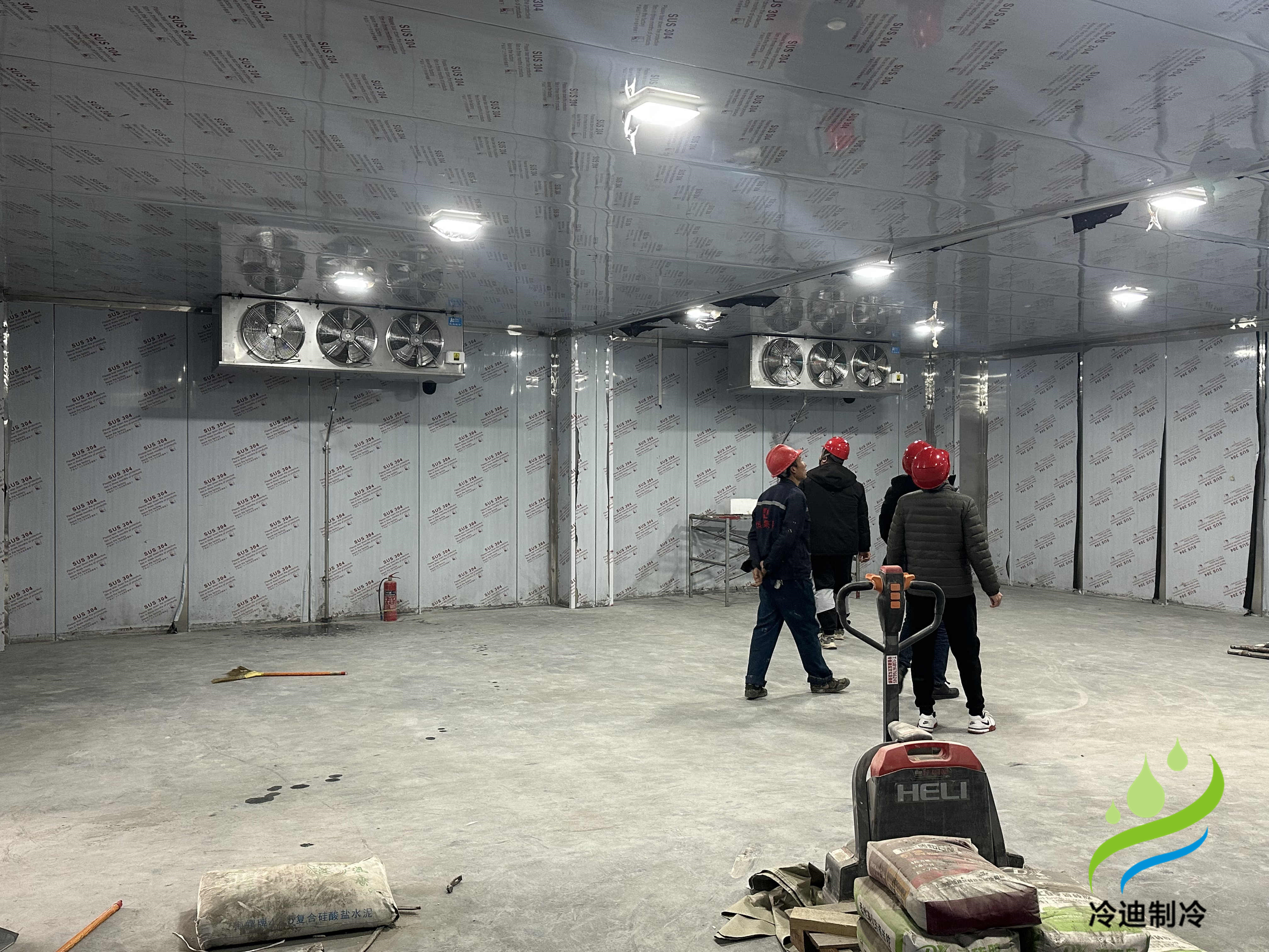 上海奉贤中央厨房冷库建造案例